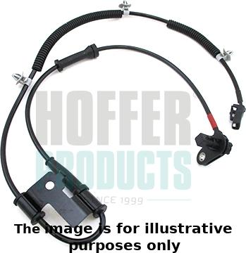 Hoffer 8290836E - Датчик ABS, частота вращения колеса autospares.lv