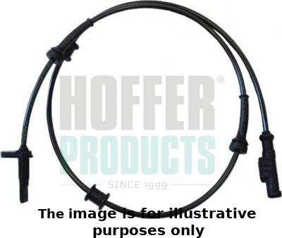Hoffer 8290272E - Датчик ABS, частота вращения колеса autospares.lv