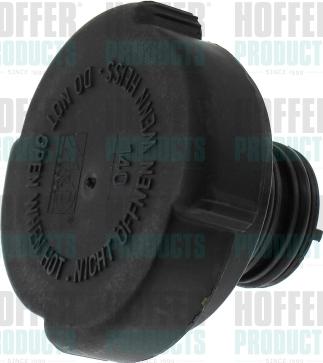 Hoffer 2036015 - Крышка, резервуар охлаждающей жидкости autospares.lv