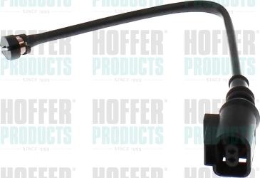 Hoffer 212189 - Сигнализатор, износ тормозных колодок autospares.lv