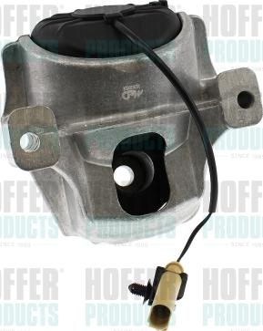 Hoffer H197004 - Подушка, опора, подвеска двигателя autospares.lv