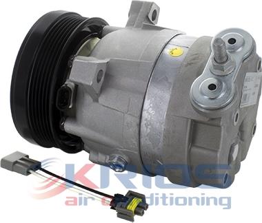 Hoffer K14020A - Компрессор кондиционера autospares.lv