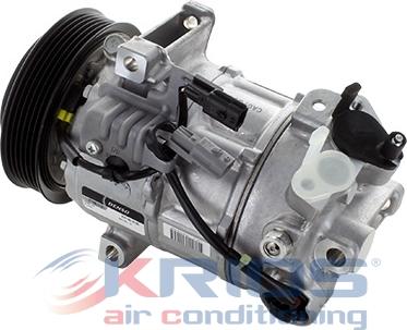 Hoffer K15491 - Компрессор кондиционера autospares.lv