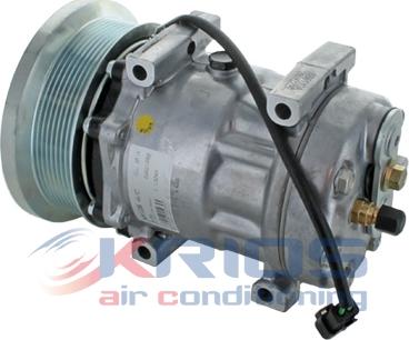 Hoffer K11324A - Компрессор кондиционера autospares.lv