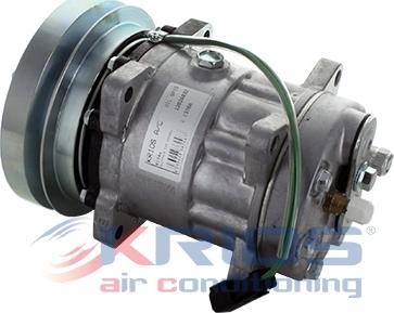 Hoffer K11376A - Компрессор кондиционера autospares.lv