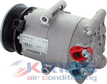 Hoffer K18076A - Компрессор кондиционера autospares.lv