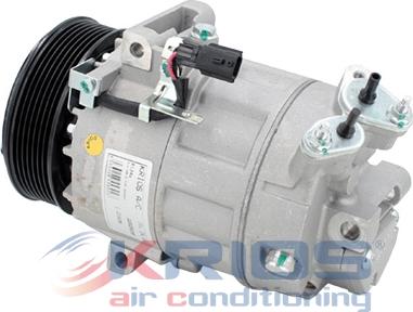 Hoffer K12163A - Компрессор кондиционера autospares.lv