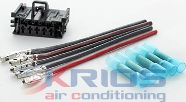 Hoffer K26201 - Ремкомплект кабеля, тепловентилятор салона (сист.подогр.дв.) autospares.lv