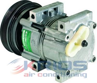 Hoffer KSB009V - Компрессор кондиционера autospares.lv