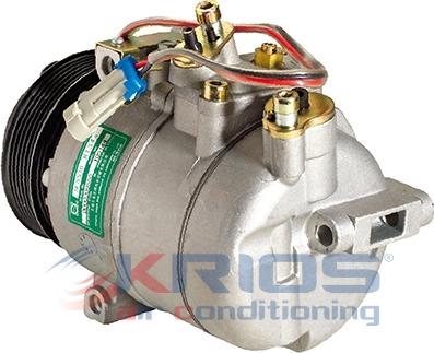 Hoffer KSB071D - Компрессор кондиционера autospares.lv