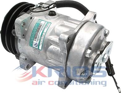 Hoffer KSB124S - Компрессор кондиционера autospares.lv