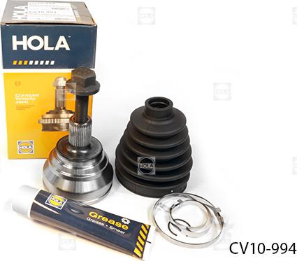 Hola CV10-994 - Шарнирный комплект, ШРУС, приводной вал autospares.lv