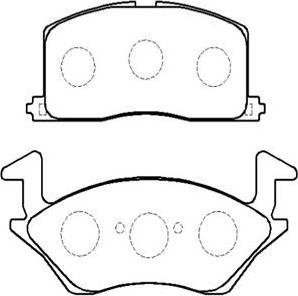 Magneti Marelli 363700203054 - Тормозные колодки, дисковые, комплект autospares.lv