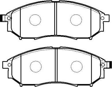 Metzger 116201 - Тормозные колодки, дисковые, комплект autospares.lv