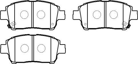 Lemförder 26300 - Тормозные колодки, дисковые, комплект autospares.lv