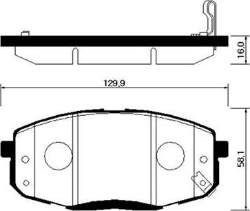 Jurid 575016J-D - Тормозные колодки, дисковые, комплект autospares.lv