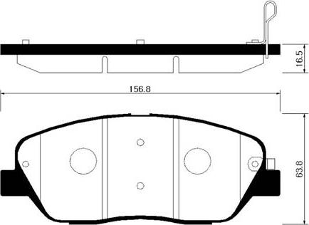 INTERBRAKE DP41564 - Тормозные колодки, дисковые, комплект autospares.lv