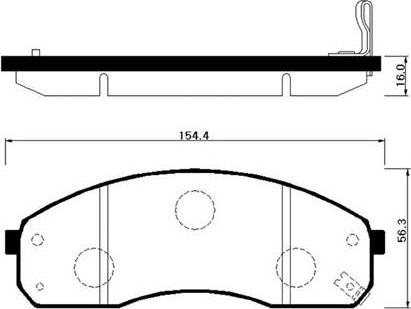 HSB Gold HP1012 - Тормозные колодки, дисковые, комплект autospares.lv