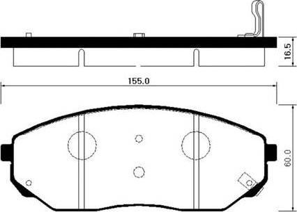 Trusting 531 - Тормозные колодки, дисковые, комплект autospares.lv