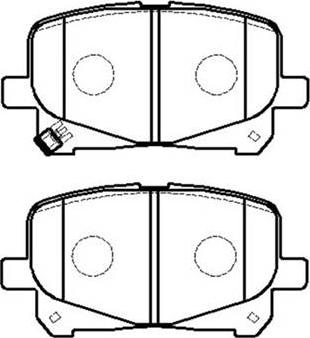 Alanko 10300126 - Тормозные колодки, дисковые, комплект autospares.lv