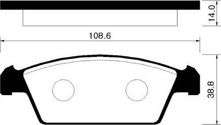 HSB Gold HP2001 - Тормозные колодки, дисковые, комплект autospares.lv