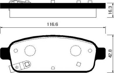 ACDelco 19373908 - Тормозные колодки, дисковые, комплект autospares.lv