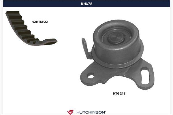 Hutchinson KH 478 - Комплект зубчатого ремня ГРМ autospares.lv