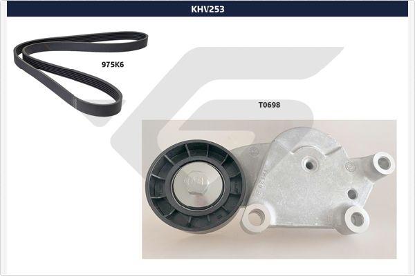 Hutchinson KHV 253 - Поликлиновый ременный комплект autospares.lv