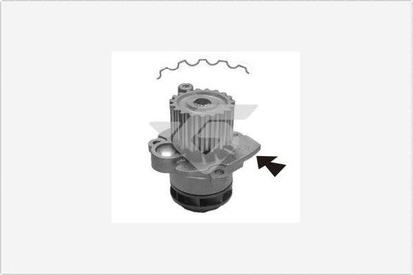 Hutchinson WP57 - Водяной насос autospares.lv