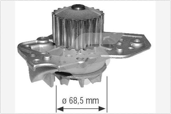 Hutchinson WP09 - Водяной насос autospares.lv