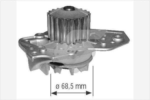 Hutchinson WP0009V - Водяной насос autospares.lv