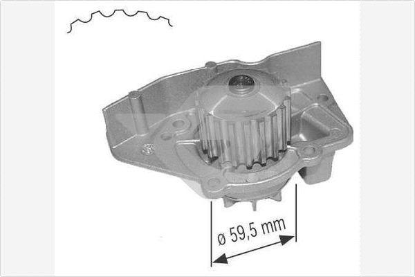 Hutchinson WP0011V - Водяной насос autospares.lv