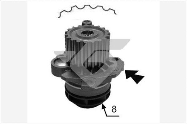 Hutchinson WP0079V - Водяной насос autospares.lv