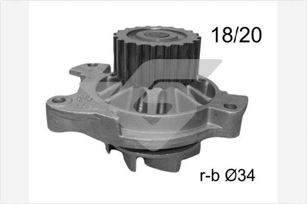 Hutchinson WP148 - Водяной насос autospares.lv