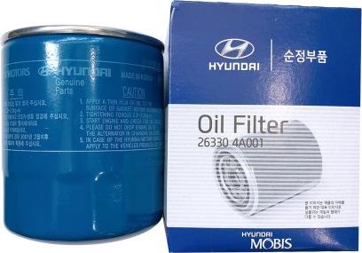 Hyundai 263304A001 - Масляный фильтр autospares.lv