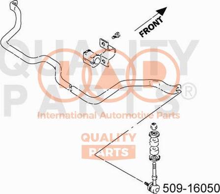 IAP QUALITY PARTS 509-16050 - Тяга / стойка, стабилизатор autospares.lv