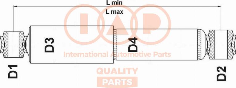 IAP QUALITY PARTS 504-17064 - Амортизатор autospares.lv