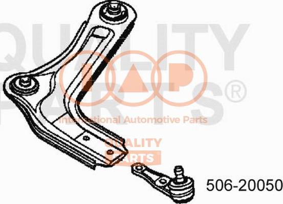 IAP QUALITY PARTS 506-20050 - Шаровая опора, несущий / направляющий шарнир autospares.lv