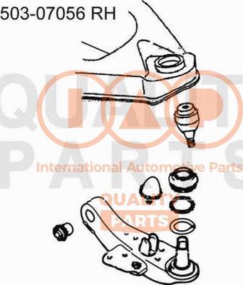 IAP QUALITY PARTS 503-07056 - Рычаг подвески колеса autospares.lv