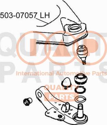 IAP QUALITY PARTS 503-07057 - Рычаг подвески колеса autospares.lv