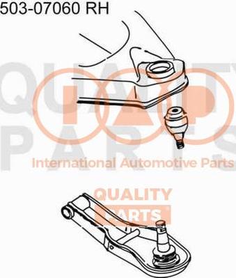 IAP QUALITY PARTS 503-07060 - Рычаг подвески колеса autospares.lv