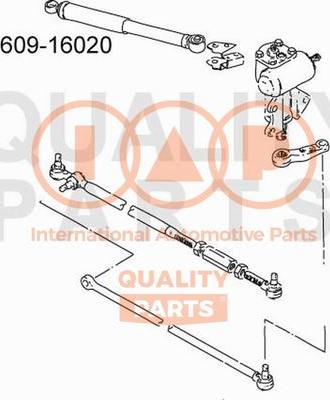 IAP QUALITY PARTS 609-16020 - Амортизатор рулевого управления autospares.lv