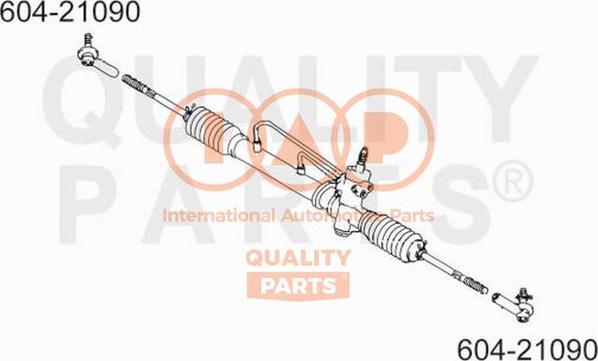 IAP QUALITY PARTS 604-21090G - Наконечник рулевой тяги, шарнир autospares.lv