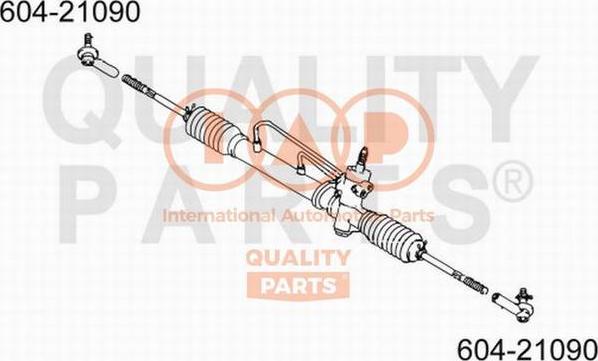 IAP QUALITY PARTS 604-21090 - Наконечник рулевой тяги, шарнир autospares.lv