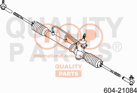 IAP QUALITY PARTS 604-21084 - Наконечник рулевой тяги, шарнир autospares.lv