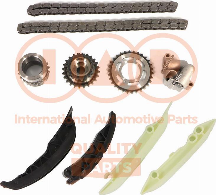 IAP QUALITY PARTS 127-14076K - Комплект цепи привода распредвала autospares.lv