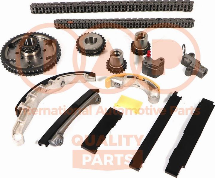 IAP QUALITY PARTS 127-13149KP - Комплект цепи привода распредвала autospares.lv