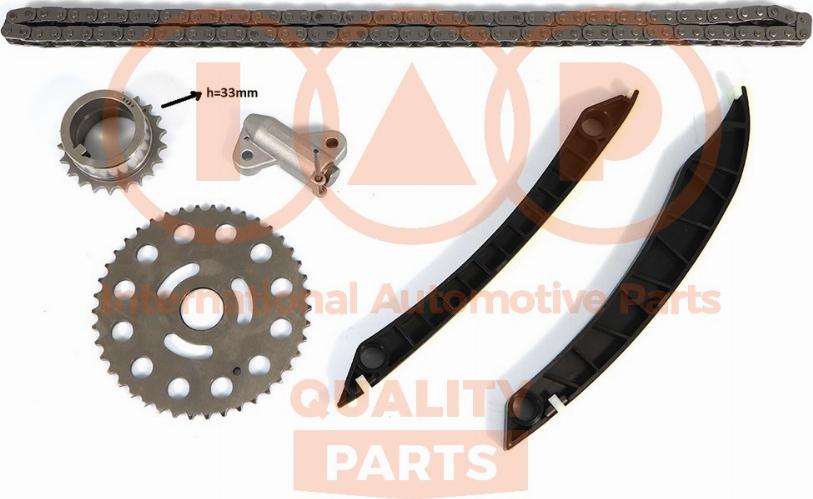 IAP QUALITY PARTS 127-13116K - Комплект цепи привода распредвала autospares.lv