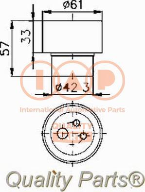 IAP QUALITY PARTS 127-27012 - Натяжитель, ремень ГРМ autospares.lv