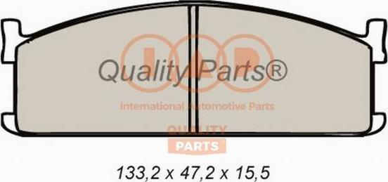 IAP QUALITY PARTS 704-09050 - Тормозные колодки, дисковые, комплект autospares.lv